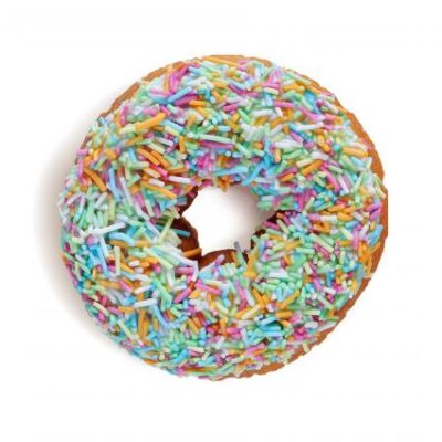 Värvilise nonparelli donuts